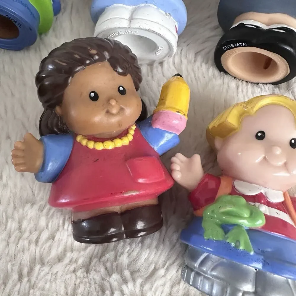 Fisher Price Little People Vintage Chunky Lot Of 13 Figure Toy 2000s